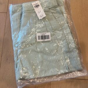 Abercrombie - Green Linen Trousers - Size XS